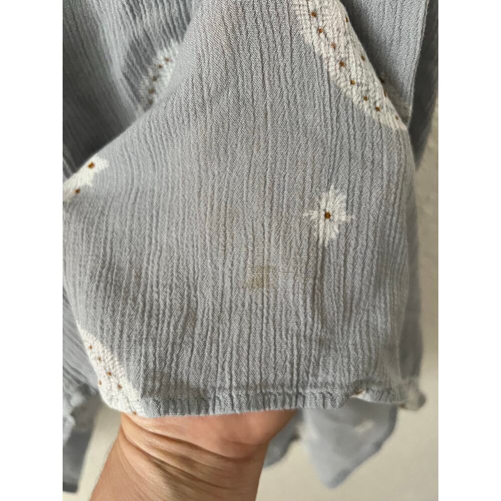 Free People Key Hole Gauze Swing Tank Tunic Size Large - Picture 4 of 5